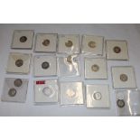 Eleven various Victorian silver 3d coins including 1891, 1899, 1893, 1885 etc.