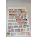 A stock book containing a collection of Australia and Australian States stamps,