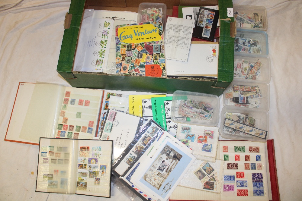 Numerous albums and boxes containing a wide selection of mixed GB and World stamps