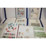 A comprehensive collection of Israel stamps and postal covers contained in four albums,