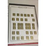 A folder album containing a selection of GB stamps and British Commonwealth stamps
