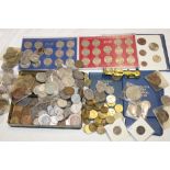 A large selection of various pre-decimal GB coins,