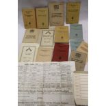 A selection of various 2nd War Home Service publications including Protection Against Air Raids,