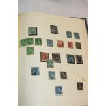 A folder album containing a collection of Barbados stamps 1858 onwards including Coat of Arms sets,