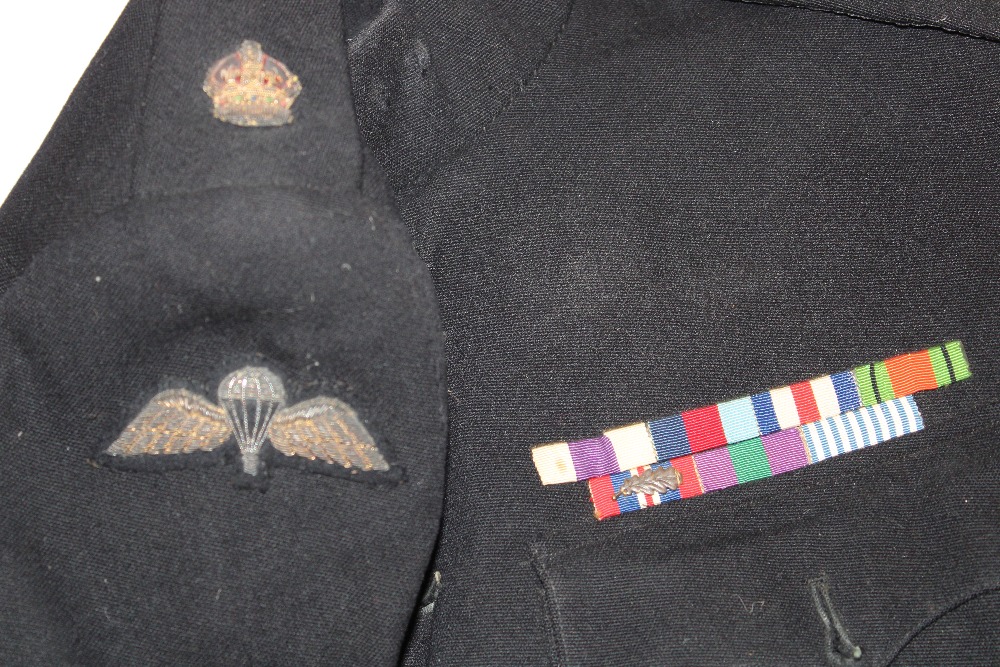 A 1948 dated Major's blue military four pocket tunic formerly the property of Major A. J. M. - Image 3 of 3