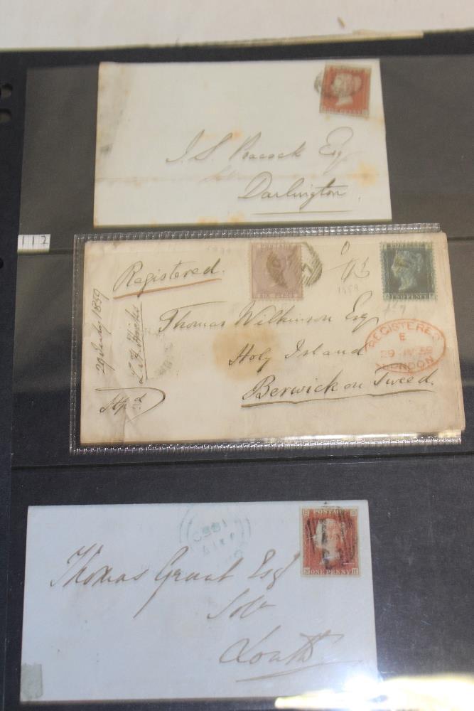 An album containing a collection of mainly Victorian postal history including 1841 cover with 1d - Image 4 of 5