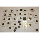 A George III 1806 bronze penny and a selection of various bronze coinage etc.