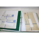 Two folder albums containing a collection of EIIR registered envelopes etc.
