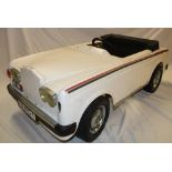 A 1970's Tri-ang pedal car based on a Rolls Royce Corniche (af)