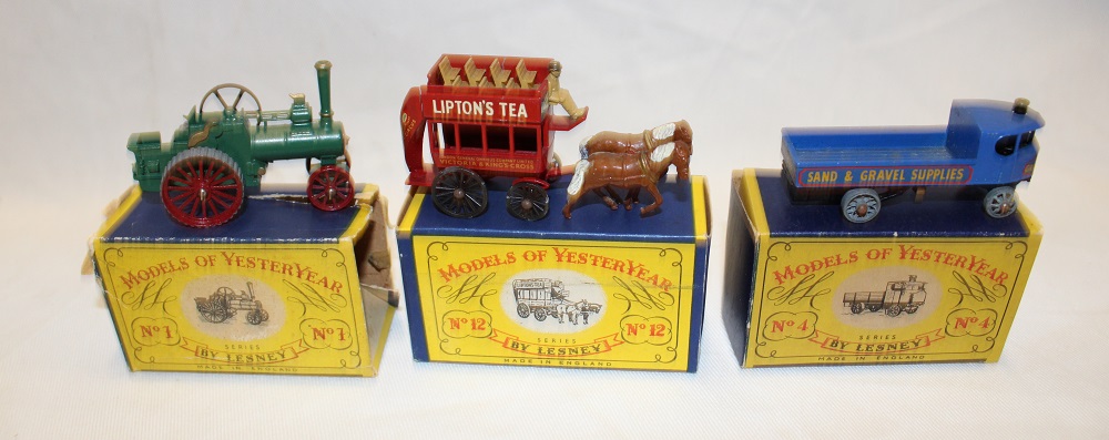 Matchbox Models of Yesteryear - three early diecast vehicles including Foden lorry,