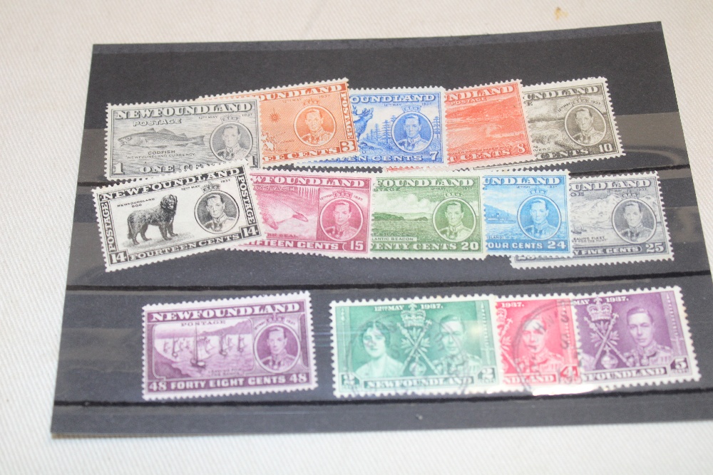 A 1937 Newfoundland coronation set (SG257-267) mint