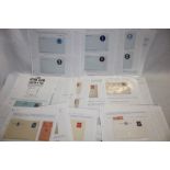 A collection of over 55 various GB letter cards,