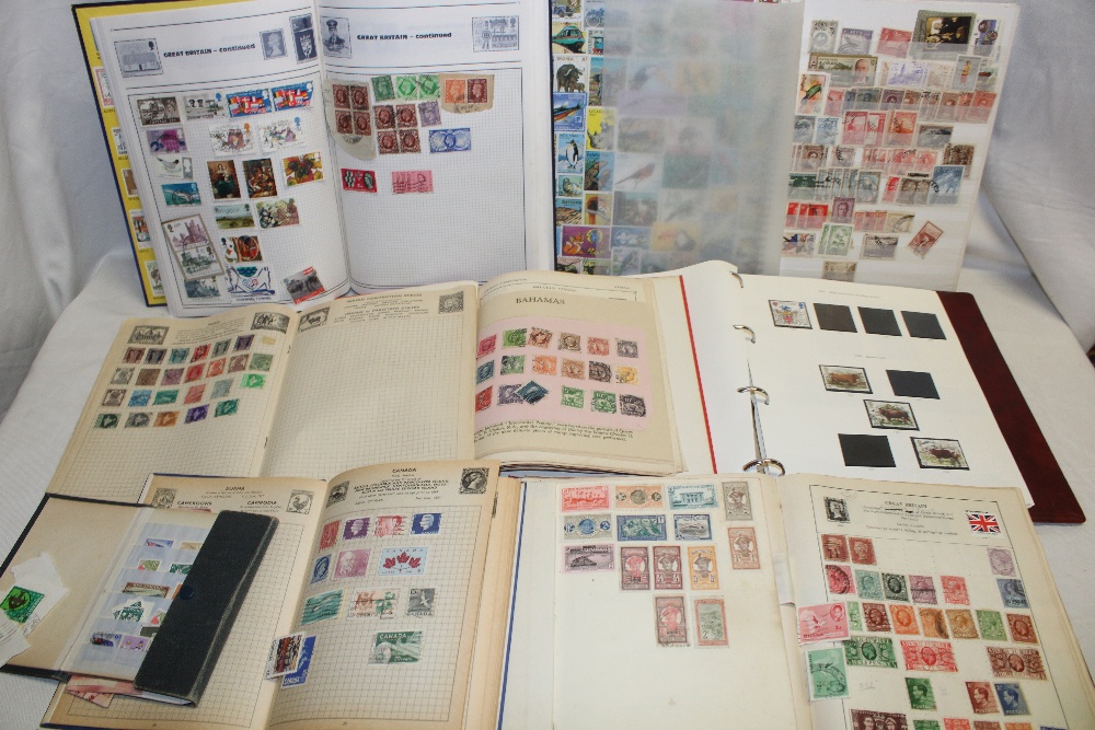 Various albums of GB and World stamps together with covers etc.