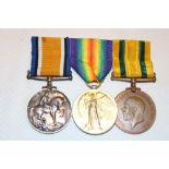 A First War pair of medals with Territorial Force War medal awarded to No. 4233 Pte. C.