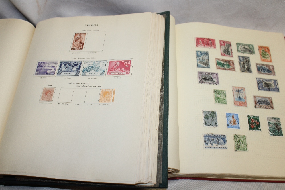 Two folder albums containing a collection of British Commonwealth stamps, - Image 2 of 2