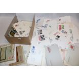 A collection of 170 Sweden first day covers 1960-1980s together with a collection of mint and used