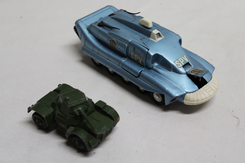 Dinky Toys - 670 armoured car and a 104 Spectrum pursuit vehicle