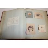 The "City" series of private greetings cards season 1909-1910 - an album containing various