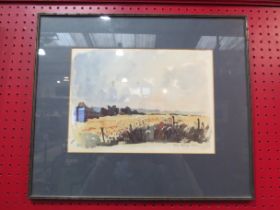 John Tookey two limited edition prints, rural landscape and coastal, 39/250 and 61/250,