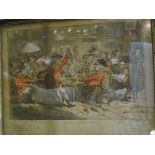 H HUMPREY: A coloured etching titled Loyal Souls - or A peep into the Mess-Room at St James's