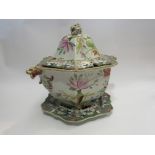 An early 19th Century Mason's Ironstone tureen and stand