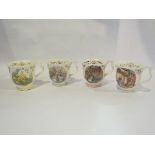 Four Royal Doulton Brambly Hedge mugs- Spring, Summer,