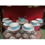 A selection of Midwinter Stylecraft dinner wares including soup bowls