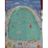 A print on canvas of a Lido,