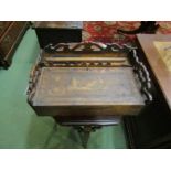 An 18th Century inlaid writing box,