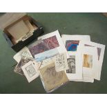 A box of prints,