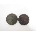 Norwich tokens - Bullen and Martins 1794 trade token, Market Place,