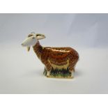 A Royal Crown Derby paperweight Nanny Goat,