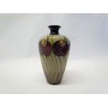 A Moorcroft Purple Queen pattern vase, designed by Kerry Goodwin, 16cm tall,