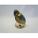 A Royal Crown Derby paperweight Kedleston Kingfisher by Sinclairs 1.4.2005-31.3.