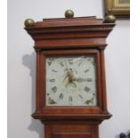 An oak cased Grandfather clock Jn Hargrave, Sleaford,