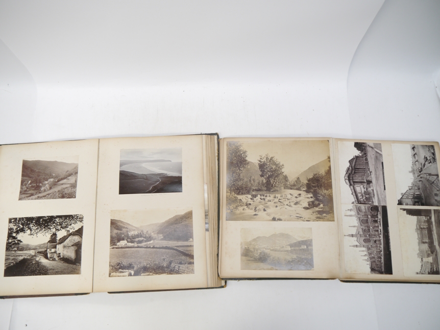 Four large Victorian photograph albums, - Image 12 of 17