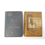 Henry Rider Haggard: ‘She: A History of Adventure’, London, Longmans, 1887, 1st edition,
