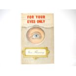 Ian Fleming: 'For Your Eyes Only', London, Jonathan Cape, 1960, 1st edition, original black cloth,