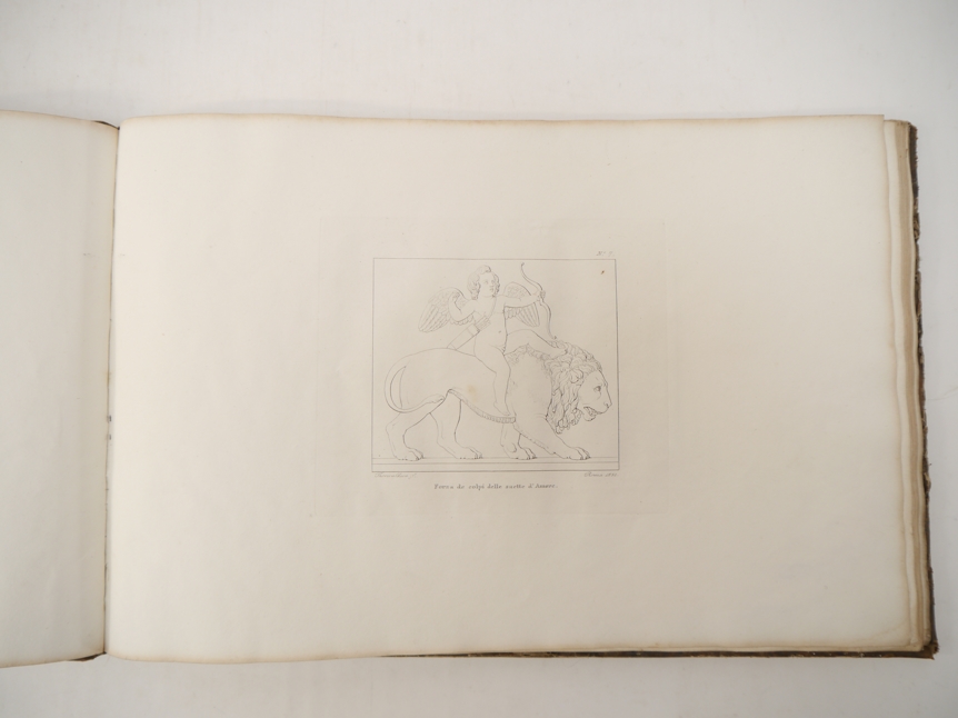 Bertel Thorvaldsen (1770-1844), oblong folio volume of engravings by Danish neo classicist sculptor - Image 8 of 15