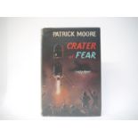 Patrick Moore: ‘Crater of Fear’, London, Burke, 1962, 1st edition, original cloth gilt,