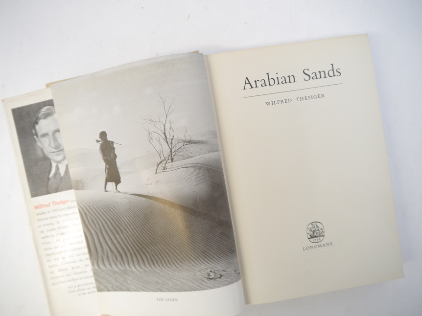 Wilfred Thesiger: 'Arabian Sands', London, Longmans, 1959, 1st edition, - Image 2 of 7