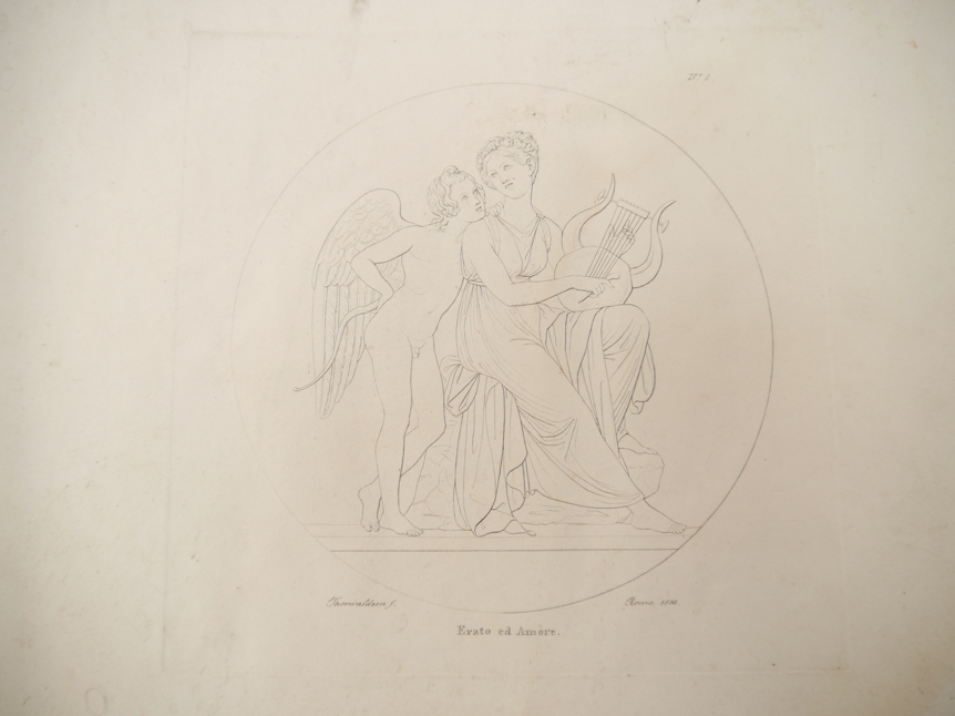 Bertel Thorvaldsen (1770-1844), oblong folio volume of engravings by Danish neo classicist sculptor - Image 5 of 15