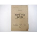 Suffolk, The Grove Park Estate Yoxford and Monk Soham, 1935 sale catalogue, by direction of C.C.