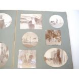 Three albums containing 300+ photographs circa 1900,