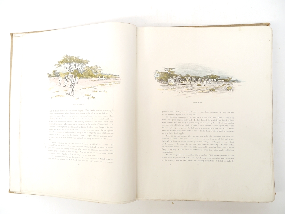 Count Joseph Potocki: 'Sport in Somaliland', London, Rowland Ward, 1900, 1st edition in English, - Image 17 of 40