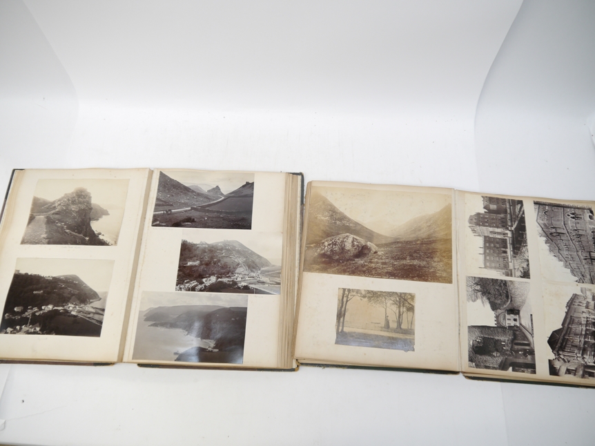 Four large Victorian photograph albums, - Image 13 of 17