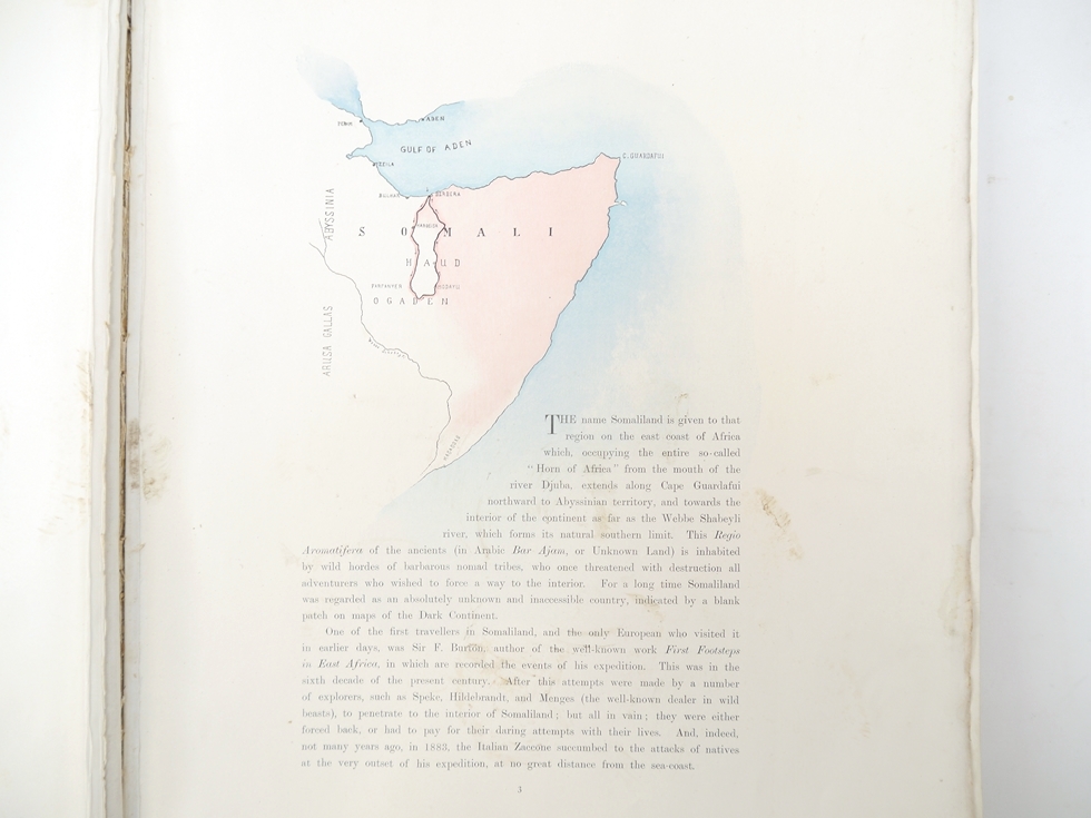 Count Joseph Potocki: 'Sport in Somaliland', London, Rowland Ward, 1900, 1st edition in English, - Image 14 of 40