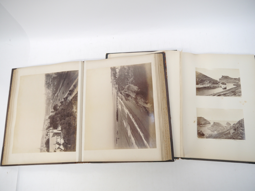 Four large Victorian photograph albums, - Image 3 of 17