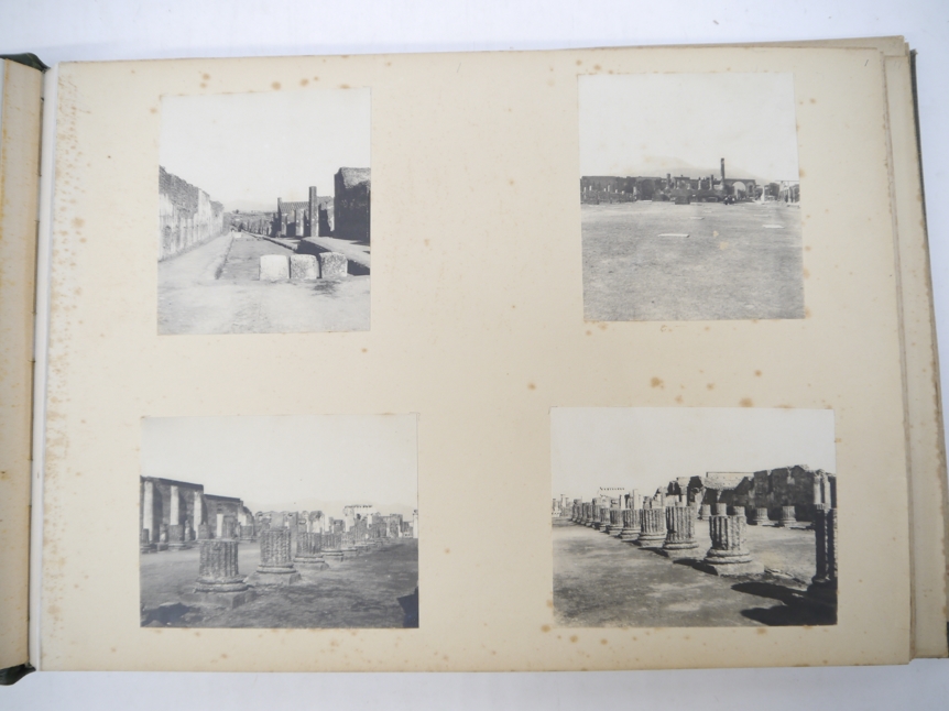 Five circa late 19th Century photograph albums, mainly Italy, Rome, Southern Europe, - Image 12 of 16