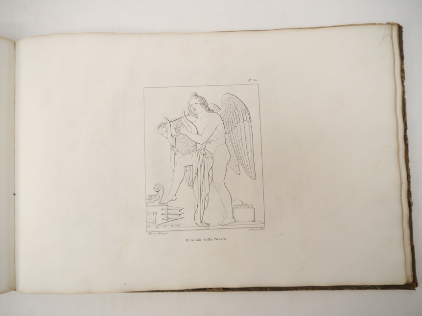 Bertel Thorvaldsen (1770-1844), oblong folio volume of engravings by Danish neo classicist sculptor - Image 10 of 15